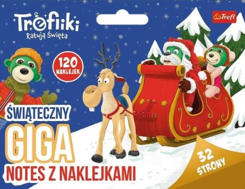 Trefiliki Ratują Święta. Świąteczny Notes z Naklejkami Trefiliki Ratują Święta. Świąteczny Notes z Naklejkami