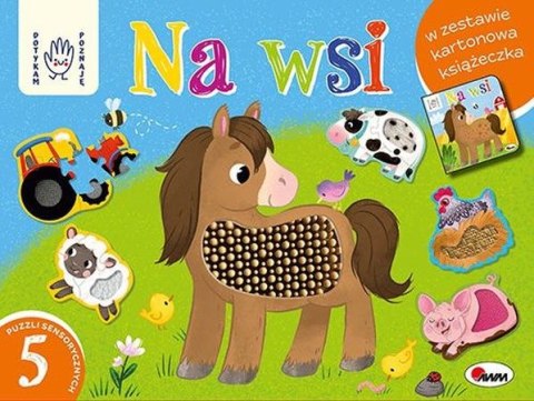 Na wsi. Box z puzzlami sensorycznymi. Dotykam poznaję Na wsi. Box z puzzlami sensorycznymi. Dotykam poznaję