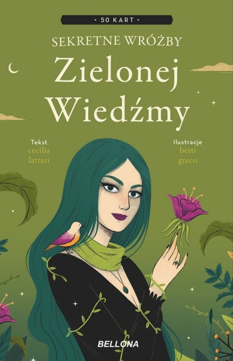 Sekretne wróżby Zielonej Wiedźmy. Miniksiążeczka z kartami Sekretne wróżby Zielonej Wiedźmy. Miniksiążeczka z kartami