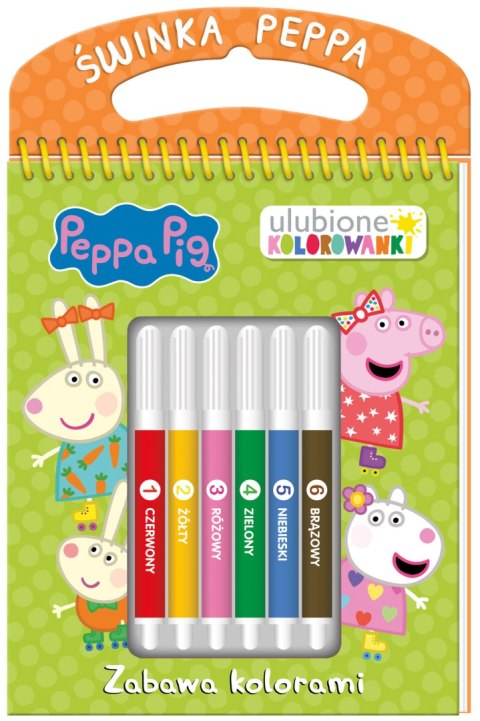 Zabawa kolorami. Świnka Peppa. Ulubione kolorowanki Zabawa kolorami. Świnka Peppa. Ulubione kolorowanki