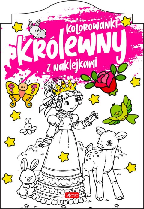 Królewny. Kolorowanka z naklejkami Królewny. Kolorowanka z naklejkami
