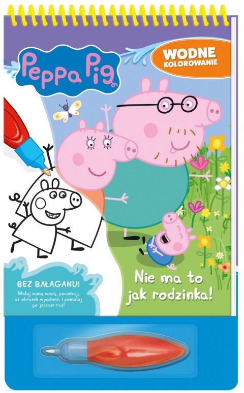 Nie ma to jak rodzinka!. Świnka Peppa. Wodne kolorowanie Nie ma to jak rodzinka!. Świnka Peppa. Wodne kolorowanie