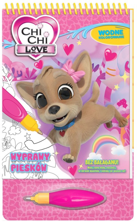 Wyprawy piesków. Chi Chi Love. Wodne kolorowanie Wyprawy piesków. Chi Chi Love. Wodne kolorowanie