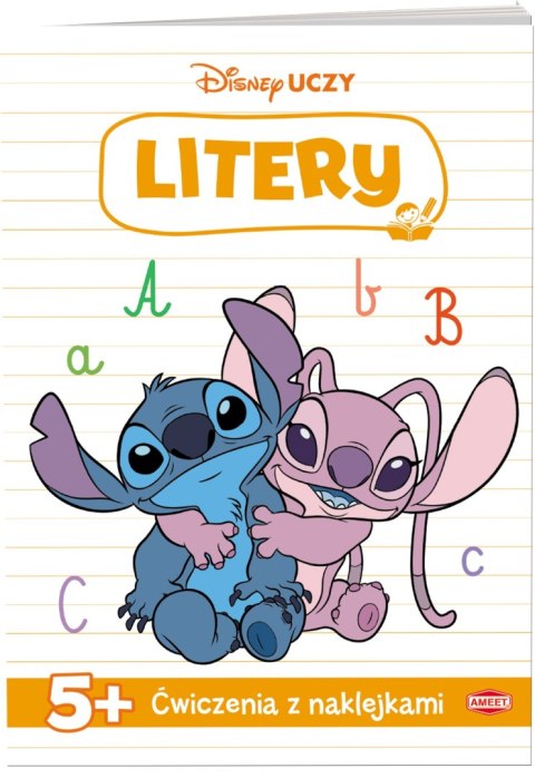 Disney uczy Stich Litery ćwiczenia z naklejkami UDN-9309 Disney uczy Stich Litery ćwiczenia z naklejkami UDN-9309