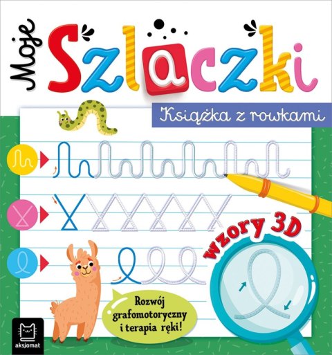 Moje szlaczki. Książka z rowkami. Wzory 3D Moje szlaczki. Książka z rowkami. Wzory 3D