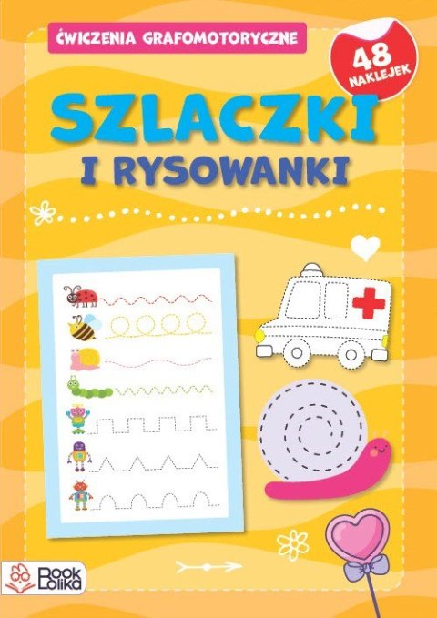 Szlaczki i rysowanki. Ćwiczenia grafomotoryczne. Zeszyt żółty Szlaczki i rysowanki. Ćwiczenia grafomotoryczne. Zeszyt żółty