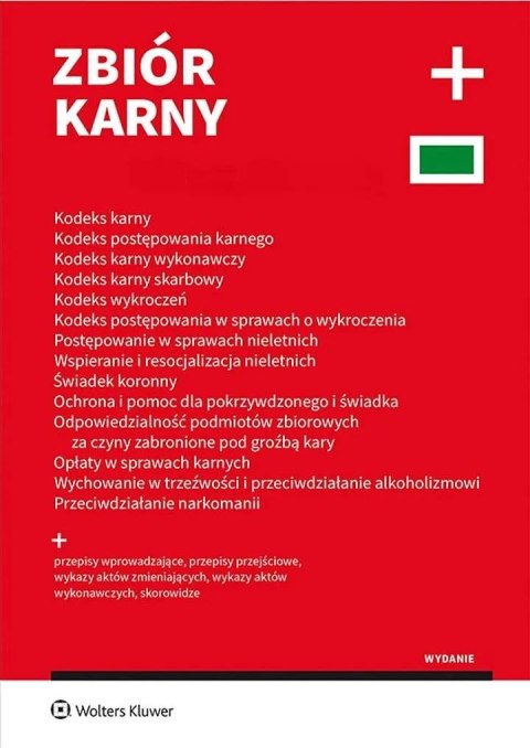 Ziór karny PLUS. Kodeks kary Kodeks postępowania karnego wyd. 2025 Ziór karny PLUS. Kodeks kary Kodeks postępowania karnego wyd. 2025