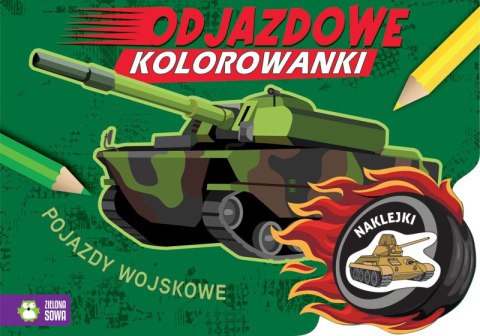 Pojazdy wojskowe. Odjazdowe kolorowanki Pojazdy wojskowe. Odjazdowe kolorowanki