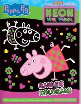 Baw się kolorami. Świnka Peppa. Neon. Moc koloru