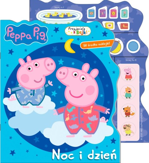 Noc i dzień. Świnka Peppa. Przyjaciele z bajki Noc i dzień. Świnka Peppa. Przyjaciele z bajki