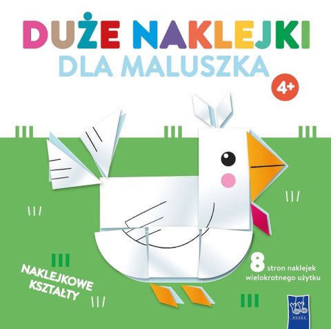 Duże naklejki dla maluszka. Kurka 4+ Duże naklejki dla maluszka. Kurka 4+