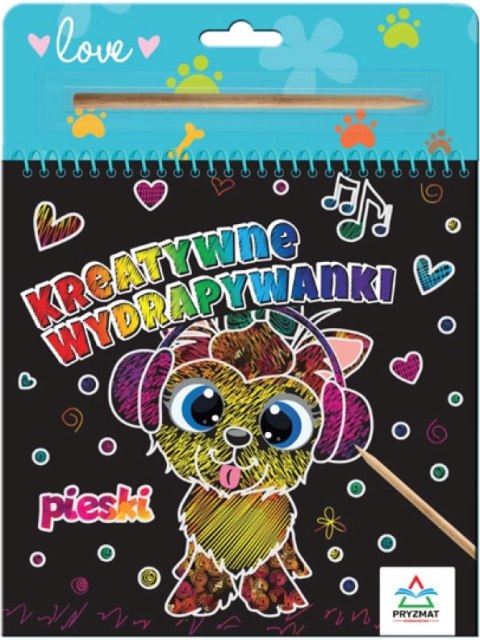 Kreatywne wydrapywanki. Pieski Kreatywne wydrapywanki. Pieski