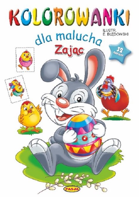 Zając kolorowanki dla malucha Zając kolorowanki dla malucha