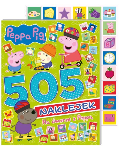 Na dworze z Peppą. Świnka Peppa. 505 naklejek Na dworze z Peppą. Świnka Peppa. 505 naklejek