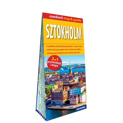 Sztokholm map&guide PL laminat 2024 Sztokholm map&guide PL laminat 2024