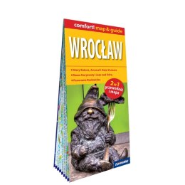 Wrocław map&guide PL laminat 2023