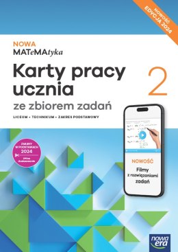 Nowa Matematyka karty pracy ze zbiorem zadań 2 zakres podstawowy EDYCJA 2025