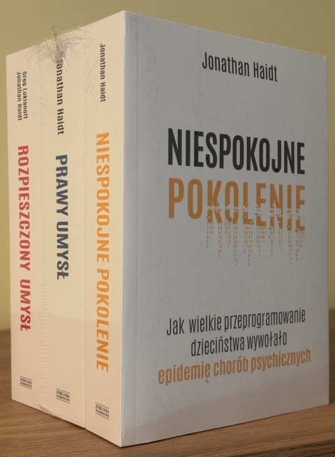 Pakiet Niespokojne pokolenie / Prawy umysł / Rozpieszczony umysł Pakiet Niespokojne pokolenie / Prawy umysł / Rozpieszczony umysł