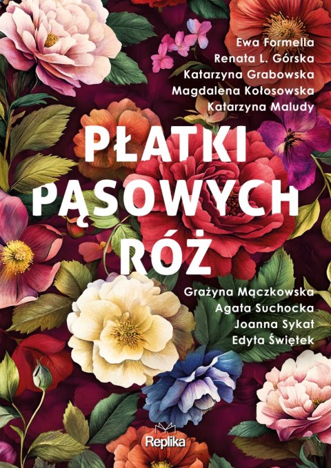 Płatki pąsowych róż Płatki pąsowych róż