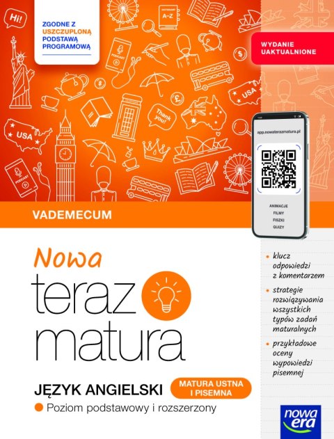Teraz matura 2025-2026 Język angielski Vademecum zakres podstawowy i rozszerzony Teraz matura 2025-2026 Język angielski Vademecum zakres podstawowy i rozszerzony