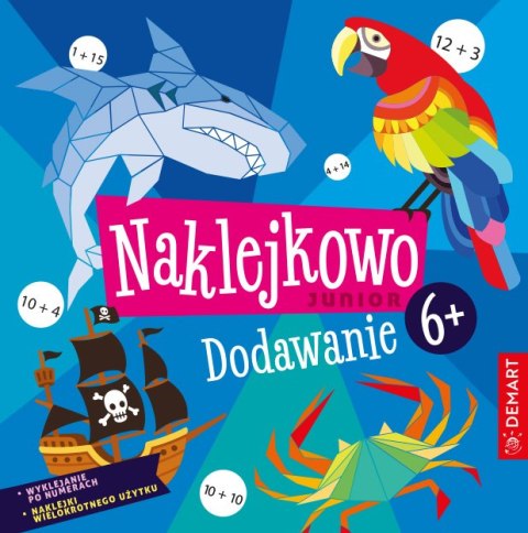 Naklejkowo Junior. Dodawanie 6+