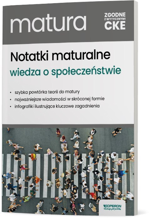 Matura 2026 Wiedza o społeczeństwie Teoria do matury Zakres rozszerzony Vademecum