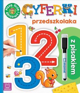 1, 2, 3. Cyferki przedszkolaka z pisakiem. Piszę, liczę i zmazuję