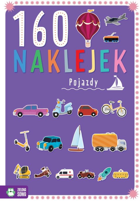 Pojazdy. 160 naklejek