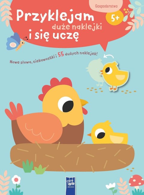 Przyklejam duże naklejki i się uczę. Gospodarstwo