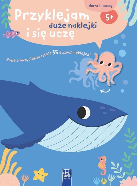 Przyklejam duże naklejki i się uczę. Morza i oceany