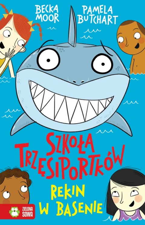 Rekin w basenie. Szkoła Trzęsiportków