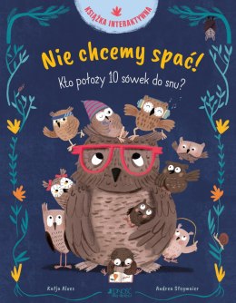 Nie chcemy spać! Kto położy 10 sówek do snu? Książka interaktywna