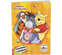 Disney Kubuś i przyjaciele Kolorowanka z naklejkami NA-9147