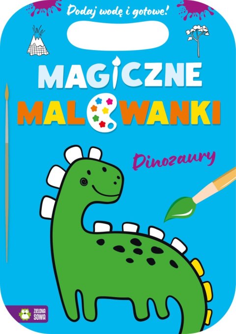 Dinozaury. Magiczne malowanki