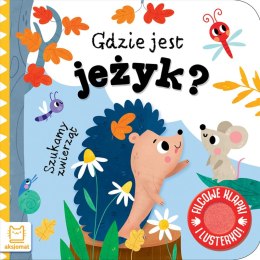 Gdzie jest jeżyk? Szukamy zwierząt (Filcowe klapki i lusterko)