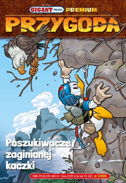 Przygoda. Poszukiwacze zaginionej kaczki. Gigant Poleca Premium. Tom 2/2026
