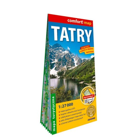 Tatry laminowana mapa turystyczna 1:27 000
