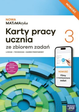 Nowa Matematyka NOWA MATEMATYKA Karty pracy ucznia ze zbiorem zadań SMART część 3 zakres podstawowy EDYCJA 2026